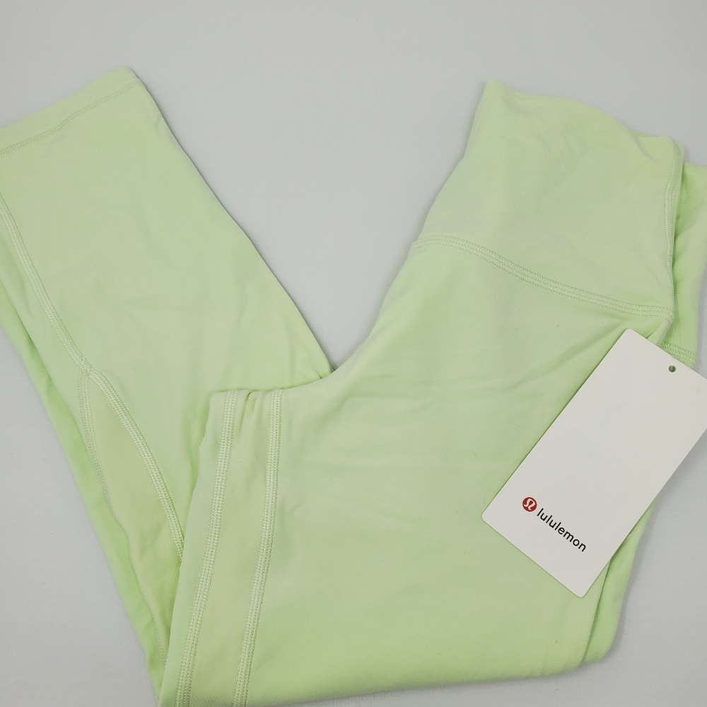 [ NWT ] Size 6 Kolhabri green Leggings lululemkn align hr crop 21"